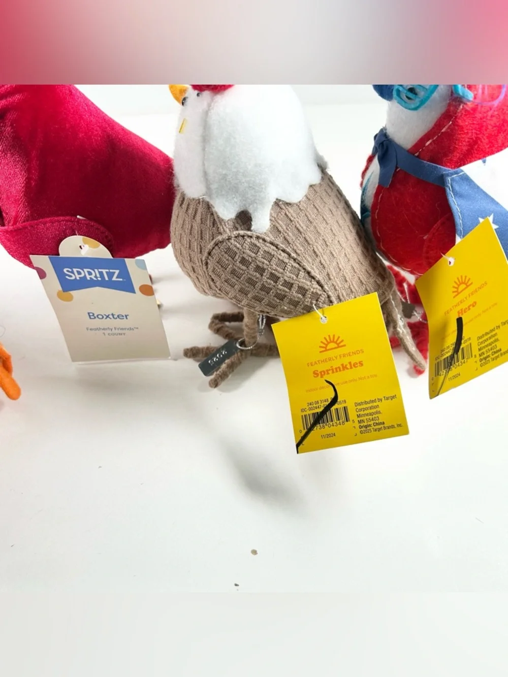 Target Birds Featherly Friends Mixed Lot of 6 Birds